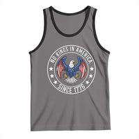 No Kings in America Patriotic Eagle Tank Top Since 1776 4th of July USA Independence Day