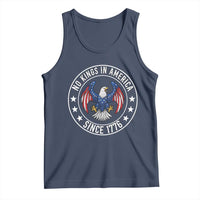 No Kings in America Patriotic Eagle Tank Top Since 1776 4th of July USA Independence Day
