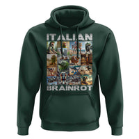 Funny Italian Brainrot Meme Art Hoodie Surreal Humor Pop Culture Collage