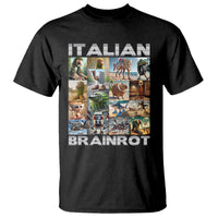 Funny Italian Brainrot Meme Art T Shirt Surreal Humor Pop Culture Collage