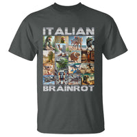 Funny Italian Brainrot Meme Art T Shirt Surreal Humor Pop Culture Collage