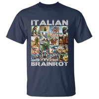 Funny Italian Brainrot Meme Art T Shirt Surreal Humor Pop Culture Collage