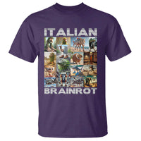 Funny Italian Brainrot Meme Art T Shirt Surreal Humor Pop Culture Collage