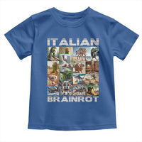Funny Italian Brainrot Meme Art Toddler T Shirt Surreal Humor Pop Culture Collage
