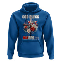 God Bless America Hoodie US Flag Christian Cross Religious Faith - Wonder Print Shop
