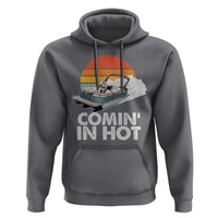 Summer Vibe Hoodie Comin' In Hot Poontoon Boat - Wonder Print Shop