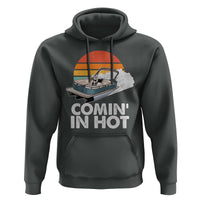 Summer Vibe Hoodie Comin' In Hot Poontoon Boat - Wonder Print Shop