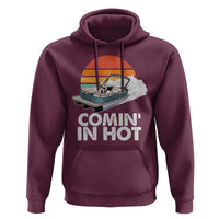 Summer Vibe Hoodie Comin' In Hot Poontoon Boat - Wonder Print Shop