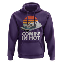 Summer Vibe Hoodie Comin' In Hot Poontoon Boat - Wonder Print Shop