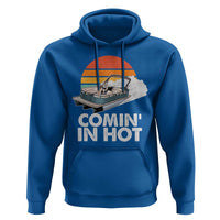 Summer Vibe Hoodie Comin' In Hot Poontoon Boat - Wonder Print Shop