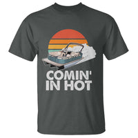 Summer Vibe T Shirt Comin' In Hot Poontoon Boat - Wonder Print Shop