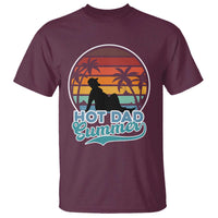 Summer Dad Bod T Shirt Funny Hot Dad Summer Retro Sunset - Wonder Print Shop