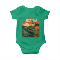 Alligator Alcatraz Baby Onesie Retro Florida Swamp Political Prison - Wonder Print Shop