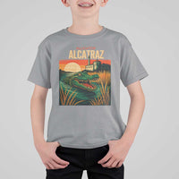 Alligator Alcatraz T Shirt For Kid Retro Florida Swamp Political Prison - Wonder Print Shop