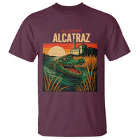 Alligator Alcatraz T Shirt Retro Florida Swamp Political Prison - Wonder Print Shop