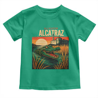 Alligator Alcatraz Toddler T Shirt Retro Florida Swamp Political Prison - Wonder Print Shop