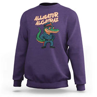 Alligator Alcatraz Political Sweatshirt Funny Florida Gator Cop with Attitude - Wonder Print Shop