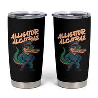 Alligator Alcatraz Political Tumbler Cup Funny Florida Gator Cop with Attitude - Wonder Print Shop