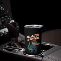 Alligator Alcatraz Political Tumbler Cup Funny Florida Gator Cop with Attitude - Wonder Print Shop