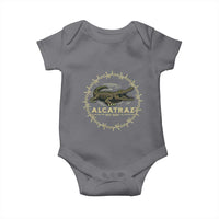 Alligator Alcatraz 2025 Baby Onesie Gator Lockdown Political Satire Barbed Wire Swamp Humor - Wonder Print Shop