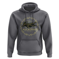 Alligator Alcatraz 2025 Hoodie Gator Lockdown Political Satire Barbed Wire Swamp Humor - Wonder Print Shop