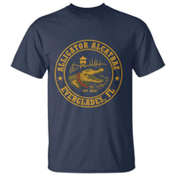 Alligator Alcatraz Everglades FL T Shirt Vintage Political Satire Swamp Prison Humor - Wonder Print Shop