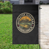 Alligator Alcatraz Everglades Florida Garden Flag Vintage Political Satire Retro - Wonder Print Shop
