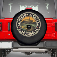 Alligator Alcatraz Everglades Florida Spare Tire Cover Vintage Political Satire Retro - Wonder Print Shop