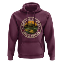 Alligator Alcatraz Everglades Florida Hoodie Vintage Political Satire Retro - Wonder Print Shop