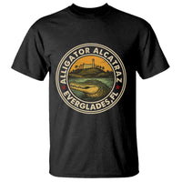 Alligator Alcatraz Everglades Florida T Shirt Vintage Political Satire Retro - Wonder Print Shop