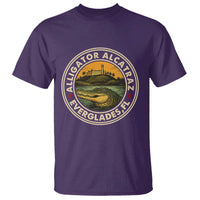 Alligator Alcatraz Everglades Florida T Shirt Vintage Political Satire Retro - Wonder Print Shop