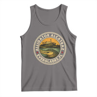 Alligator Alcatraz Everglades Florida Tank Top Vintage Political Satire Retro - Wonder Print Shop