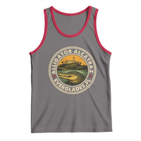 Alligator Alcatraz Everglades Florida Tank Top Vintage Political Satire Retro - Wonder Print Shop