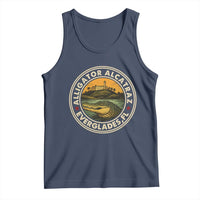 Alligator Alcatraz Everglades Florida Tank Top Vintage Political Satire Retro - Wonder Print Shop