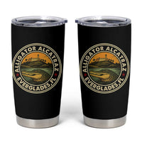 Alligator Alcatraz Everglades Florida Tumbler Cup Vintage Political Satire Retro - Wonder Print Shop