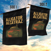 Alligator Alcatraz Florida Garden Flag Political Swamp Prison Dark Humor - Wonder Print Shop