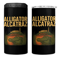 Alligator Alcatraz Florida 4 in 1 Can Cooler Tumbler Political Swamp Prison Dark Humor - Wonder Print Shop