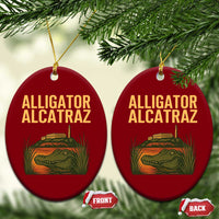 Alligator Alcatraz Florida Ceramic Ornament Political Swamp Prison Dark Humor - Wonder Print Shop