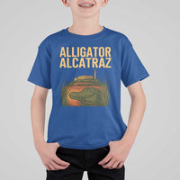 Alligator Alcatraz Florida T Shirt For Kid Political Swamp Prison Dark Humor - Wonder Print Shop