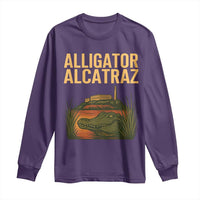 Alligator Alcatraz Florida Long Sleeve Shirt Political Swamp Prison Dark Humor - Wonder Print Shop