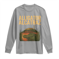 Alligator Alcatraz Florida Long Sleeve Shirt Political Swamp Prison Dark Humor - Wonder Print Shop