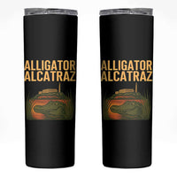 Alligator Alcatraz Florida Skinny Tumbler Political Swamp Prison Dark Humor - Wonder Print Shop