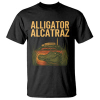 Alligator Alcatraz Florida T Shirt Political Swamp Prison Dark Humor - Wonder Print Shop