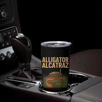 Alligator Alcatraz Florida Tumbler Cup Political Swamp Prison Dark Humor - Wonder Print Shop