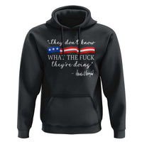 They Dont Know WTF They Are Doing Hoodie Red White Blue - Wonder Print Shop