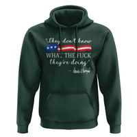 They Dont Know WTF They Are Doing Hoodie Red White Blue - Wonder Print Shop