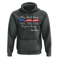 They Dont Know WTF They Are Doing Hoodie Red White Blue - Wonder Print Shop