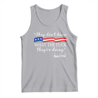 They Dont Know WTF They Are Doing Tank Top Red White Blue - Wonder Print Shop