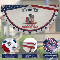 Funny Boot in Your Ass American Way Patriotic Fan Flag Country Style USA Pride