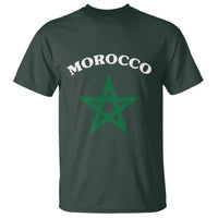 Morocco Pride Flag Star T Shirt Patriotic Moroccan Heritage Souvenir